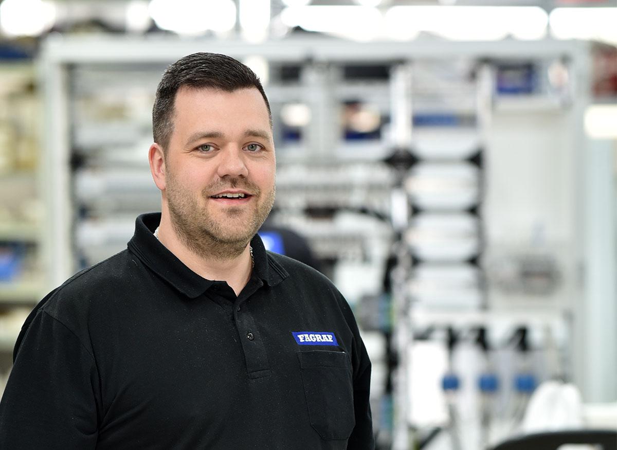 Pétur Elvar, master electrician at Fagraf